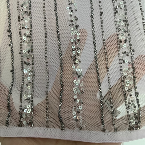 White House Black MarketLilac Beaded Embelished Tank - Picture 13 of 16
